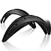 thumbnail image 3 of Spec-D Tuning 4PC Front + Rear Universal Flexible Car Fender Flares Black Durable Extra Wide Body Kit Wheel Protectors, 3 of 4