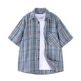 thumbnail image 1 of Birdeem Shirts for Men Mens Summer Button Lapel Top, 1 of 10