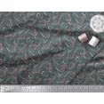 thumbnail image 2 of Soimoi Velvet Fabric Floral & Paisley Decor Fabric Printed Yard 58 Inch Wide, 2 of 5