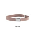 thumbnail image 2 of 1 Ensemble Ceinture Élastique Simple pour Enfants Garçons Taille Ajustable Extensible Boucle Unie Taille Extensible Réutilisable Lavable Jeans Accessoires de Vêtements Rose, 2 of 8