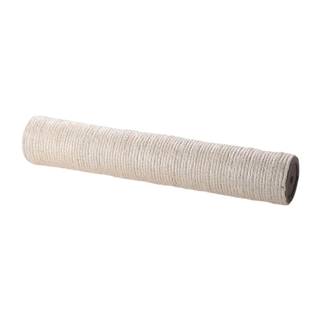 thinsony 1Pack Scratch Post Refill Pole Grinding Claw Protect cat Nails Sisal Rope Beige H 12.5CM