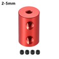 thumbnail image 1 of 2mm 3.17mm 3mm 5mm 6mm Rigid Shaft Coupling Motor Connector Sleeve #45 Steel, 1 of 10