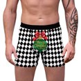 thumbnail image 1 of FAROOT Men? s Underpants Cartoon Patterns Print Middle Waist Boxer Briefs, 1 of 7