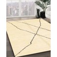 thumbnail image 2 of Ahgly Company Tapis Rectangulaire Intérieur Abstrait Marron Or Uni, 5 Pieds x 7 Pieds, 2 of 6