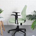 thumbnail image 2 of Split Office Chair Cover Dustproof Waterproof Rotating Chair Protector graces your home or Green Seat+Backrest, 2 of 9