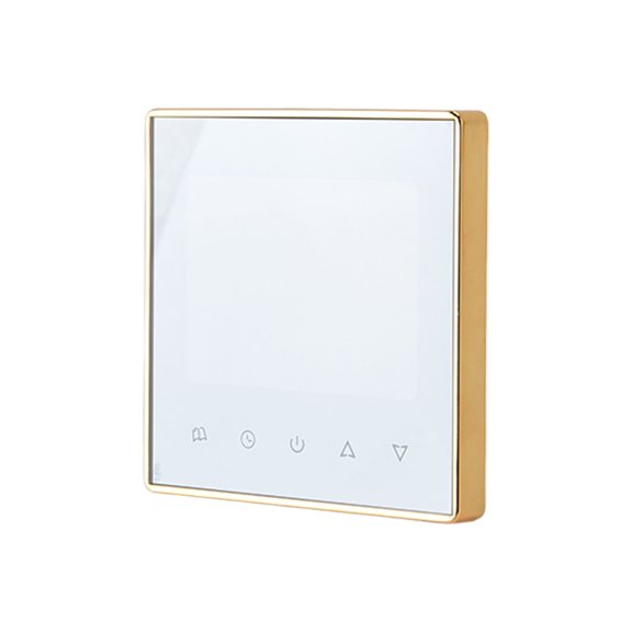 Contrôleur de Climatiseur, Thermostat Intelligent à 3 Modes Multifonction pour Chauffage au Sol Noir, Or, Gris, Blanc