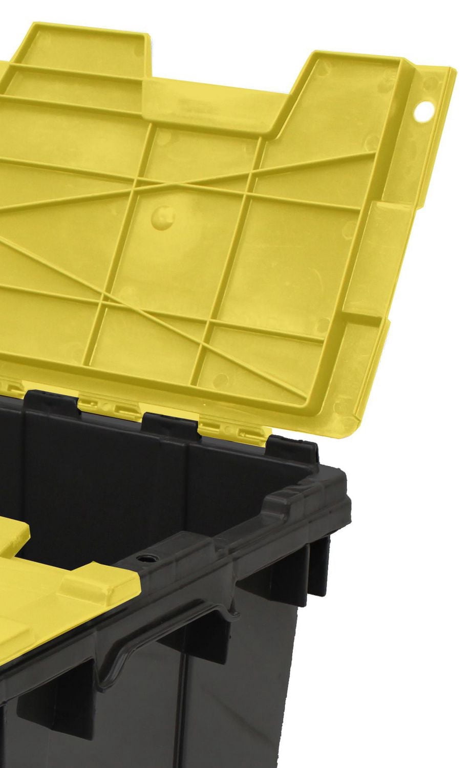 RAMTUFF 45L Flip top tote Black and Yellow