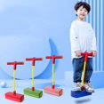 thumbnail image 1 of Kids Frog Jump Toys With Sound And Light Children Jump Bouncing Trampoline Bounce Stick Children's Toy, 1 of 2
