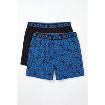 Joe Boxer Men's 2-Pack Novelty Loose Boxer