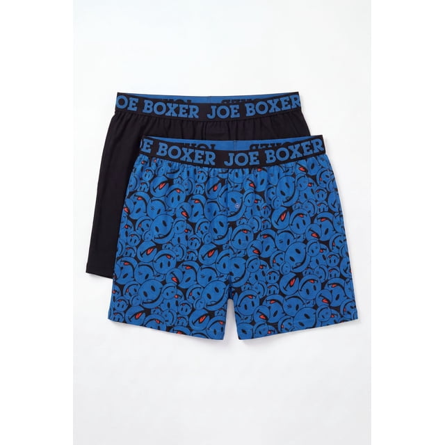 Joe Boxer Men's 2-Pack Novelty Loose Boxer