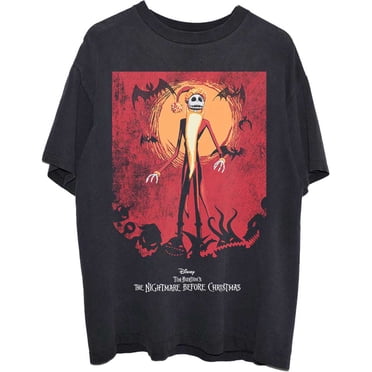 The Nightmare Before Christmas Unisex T-Shirt Jack Orange Sun & Logo