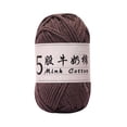 thumbnail image 2 of 5 Strands Milk Cotton Doll Crochet Diy Knitting Thread Baby Sweater Wool Ball, 2 of 6