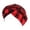 Red, variant on Floral Colorful Headscarf Hairband With Braided Bonnet for All Day Stylish Comfort and Versatile Everyday Wear