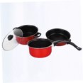 thumbnail image 4 of QUMIIRITY 3pcs Non Stick Milk Pan Non Stick Pots Pans Plastic Kitchen Utensil for Home Cooking Use, 4 of 8