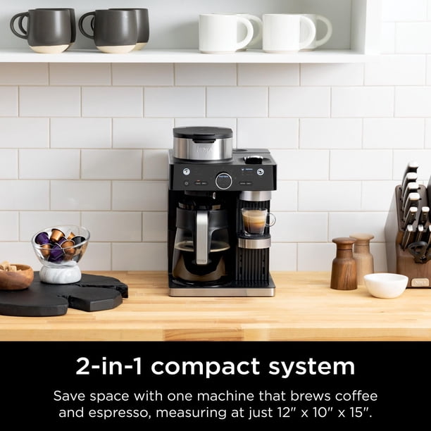 Ninja CFN601C Espresso & Coffee Barista System, Single-Serve