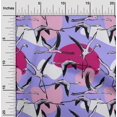 thumbnail image 2 of oneOone Polyester Spandex Amethyst Fabric Flamingo Sewing Craft Projects Fabric Prints By Yard 56 Inch Wide, 2 of 5