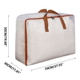 thumbnail image 3 of Transparent Quilt Storage Bag-packing Bag-moving Thickened Sorting Bag- Mesh Clip Cloth- Large Capacity Luggage Bag, 3 of 8