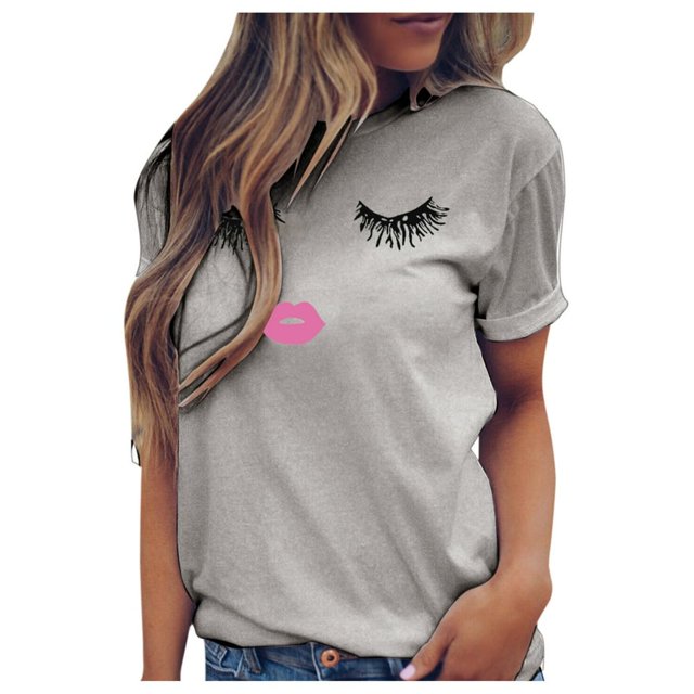 T-Shirt à Manches Courtes à Manches Courtes à Manches Courtes pour Femme