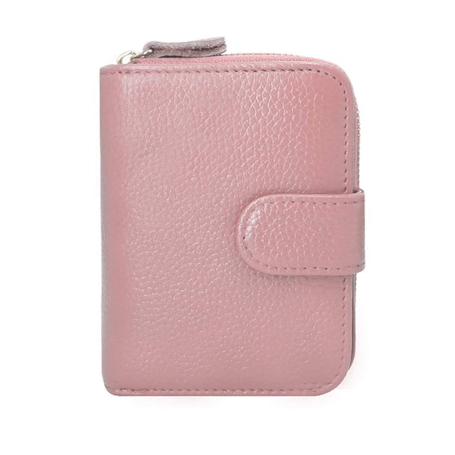 5PCS Credit Card Case Rfid Protection Card Holder Wallet Women Leather With 12 Cards 4 Id Windows & 2 Money Coin Pocket Compartments Wallet Women Small Wallet Women