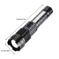 thumbnail image 3 of Outdoor Strong Light Flashlight USB Rechargeable 800 Lux Led Flashlight Battery Powered With 7 Light Modes IPX6 Handheld Light For Camping Home Emergencies (1PC) Top 100 Camping Gear Rechargeable, 3 of 9
