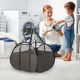 thumbnail image 2 of Home Textile Storage - Sturdy Mesh Laundry Hamper Bag for Laundry Room Bathroom Kids Room College Dorm or Travel, 2 of 6