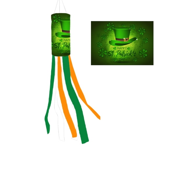 WRKEKC Clearance Shakes Your Shamrocks Patricks Day Garden Flag 40 inch Double Sided Outside Clovers Floral Yard Outdoor Flag