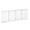 White, variant on PawHut 80" Extra Wide Freestanding Pet Gate with Support Feet, Black