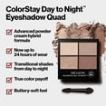 thumbnail image 2 of Revlon ColorStay Day to Night™ Long Lasting Matte and Shimmer Eyeshadow Quad, 24HR Wear, 2 of 6