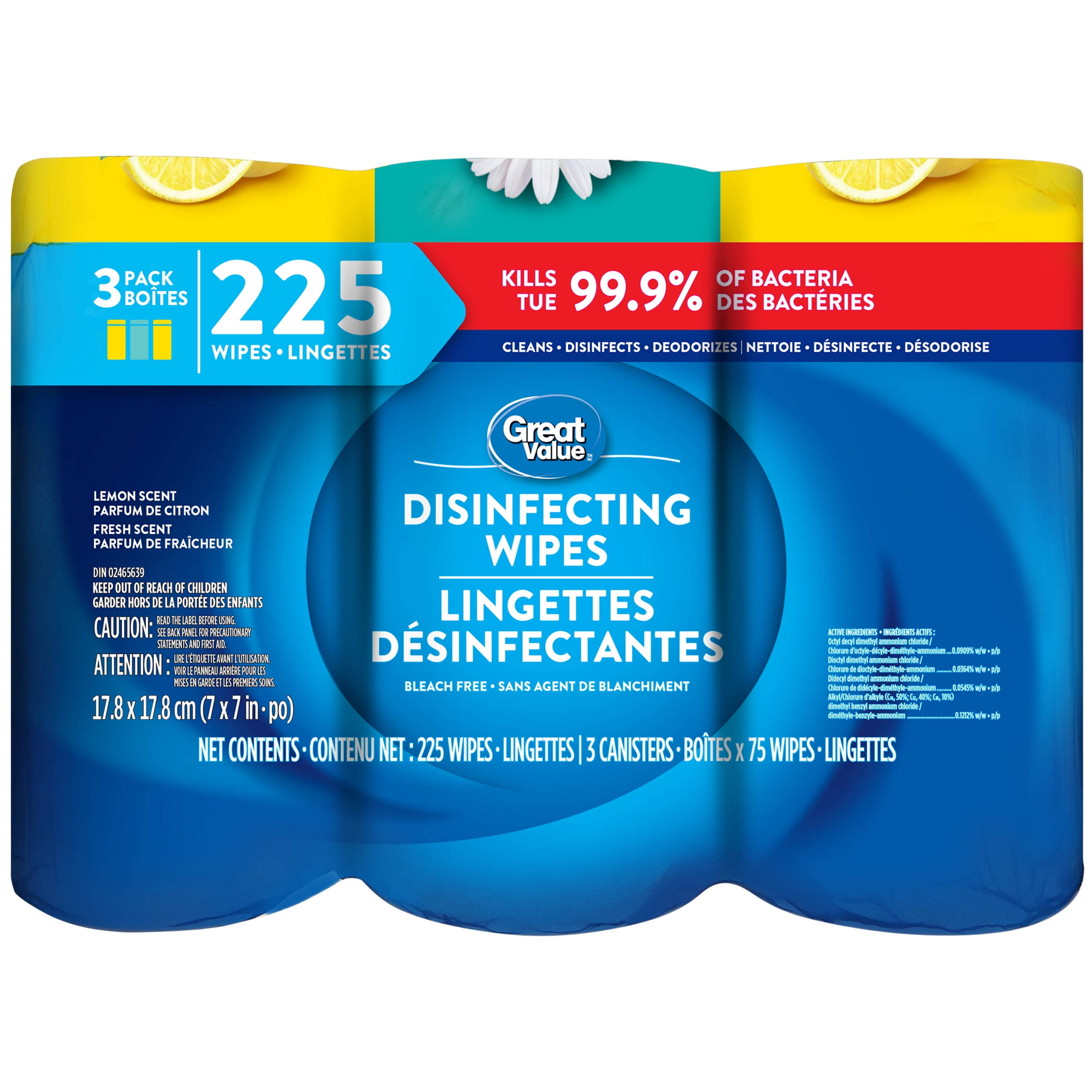 Great Value Disinfecting Wipes Variety pack