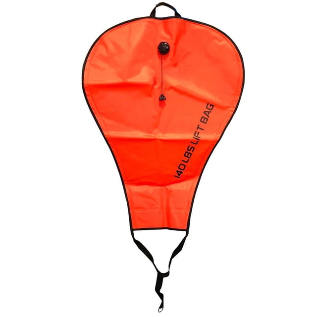 Dive Lift Bag Inflatable Decompression with Head Pumping Buoy Float Multi-Functional Portable Scuba Supplies Diving Equipment 140LBS