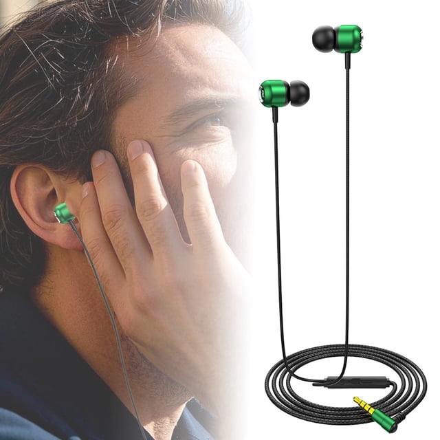 Stylish Wired Earphones With Sound Noise Isolation And Comfortable Fit For Music Lovers