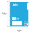 thumbnail image 2 of Hilroy 1 Subject 80pg Notebook Light Blue, 2 of 5