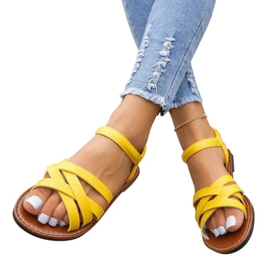 Fankiway Oversized Shoes Fashionable Flat Shoes Sandals Roman Shoes Beach Shoes Women'S Shoes Womens Sandals Clearance Womens Shoes Sandals