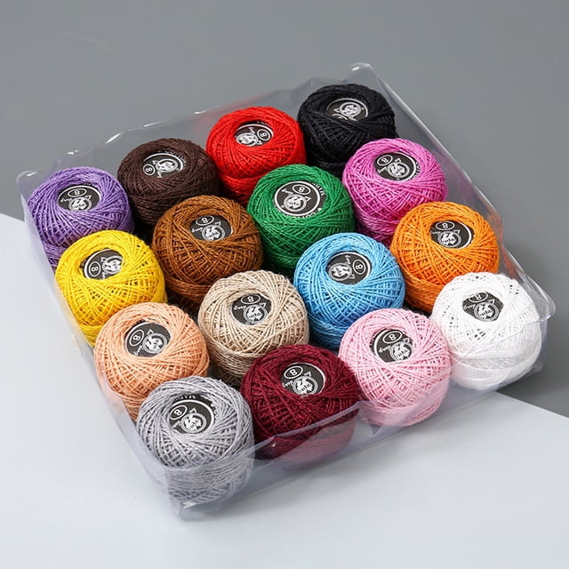 Sales Today Clearance! Lace Stitch Thread Set, 10-16 Colors Artificial Silk Embroidery Thread Box, Hand-Stitched Thread for DIY Crafts, Embroidery, and Sewing Projects Deals of The Day Clearance!