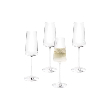 Ensemble de flûtes à champagne 4 PCS