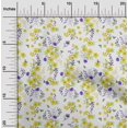 thumbnail image 2 of oneOone Polyester Spandex Lime Green Fabric Floral Sewing Craft Projects Fabric Prints By Yard 56 Inch Wide, 2 of 4