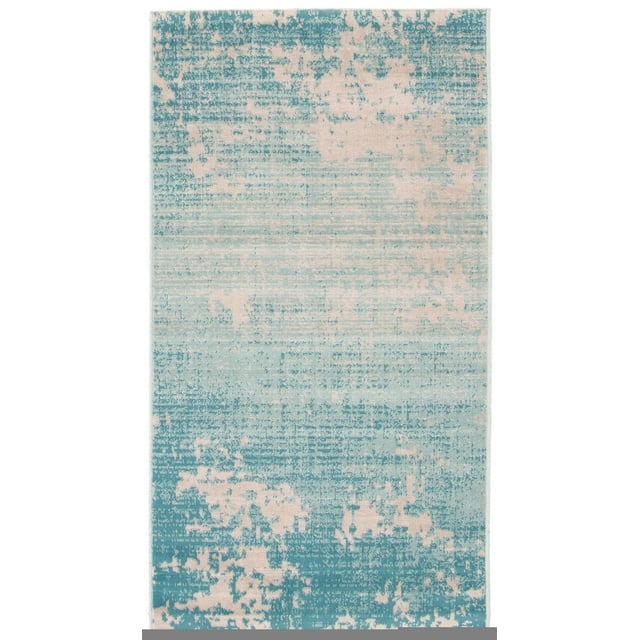 ECARPET Traditional Style Area Rug for Dining Room, Living Room and Bedroom Vivian Teal
