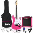 thumbnail image 1 of LyxPro Beginner 39” Electric Guitar & Electric Guitar Accessories, Pink, 1 of 7