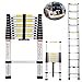 thumbnail image 3 of 10.5FT Telescopic Ladders Aluminum Extendable Steps 330LB Capacity Straight Ladder for Decoration Outdoor Indoor Portable Compact Lightweight Easy Storage in Car Transport Silver, 3 of 4