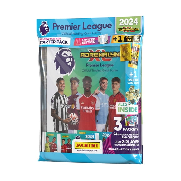 2023-24 Panini Adrenalyn TG Premier League Cards - Starter Pack (Album, Gameboard, 24 Cartes + le)