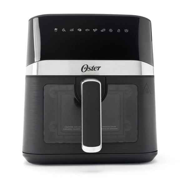 Friteuse à air, friteuse à air numérique de 3,8 L, friteuse à air moyenne avec fenêtre Oster