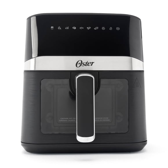 Friteuse à air, friteuse à air numérique de 3,8 L, friteuse à air moyenne avec fenêtre Oster