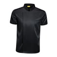 thumbnail image 3 of Veste de Chef à Manches Courtes pour Restaurant Boulangerie Noir TTTTG, 3 of 7