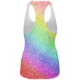 thumbnail image 2 of LGBTQ Pride Faux Rainbow Glitter All Over Womens Work Out Tank Top, 2 of 2