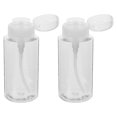 thumbnail image 1 of 2pcs Multi-function Press Type Bottles Liquid Pressing Bottles Nail Polish Remover Dispensers, 1 of 8