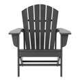 thumbnail image 3 of Chaise Adirondack Classique d'Extérieur (Ensemble de 4) en Gris, 3 of 6