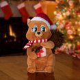 thumbnail image 5 of Christmas Animated Magogo Christmas Squirrel, 5 of 5