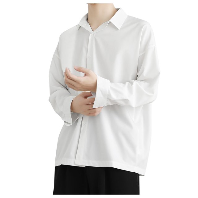 Chemises pour Hommes Tech Manches Longues Chemises Décontractées Entraînement