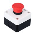 thumbnail image 1 of SGKJ-1N IP32 Waterproof Emergency Stop Push Button Station - ABS Shell, 10(8)A 400V AC, Locking Mushroom Head, Rotation Reset for Industrial Control Circuits (Electromagnetic Starters, Contactors,, 1 of 6