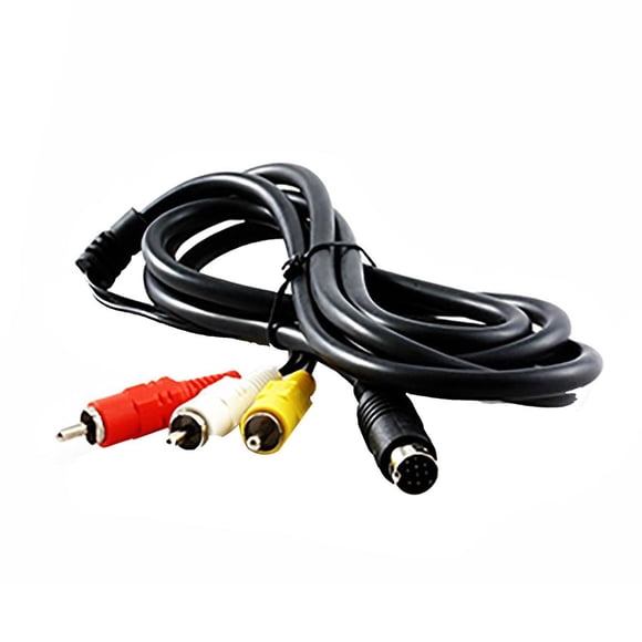 Retro-Bit 6 Feet S- Video RCA AV Cable For Sega Genesis 2
